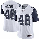 Nike Men & Women & Youth Cowboys 46 Alfred Morris White Color Rush Limited Jersey,baseball caps,new era cap wholesale,wholesale hats